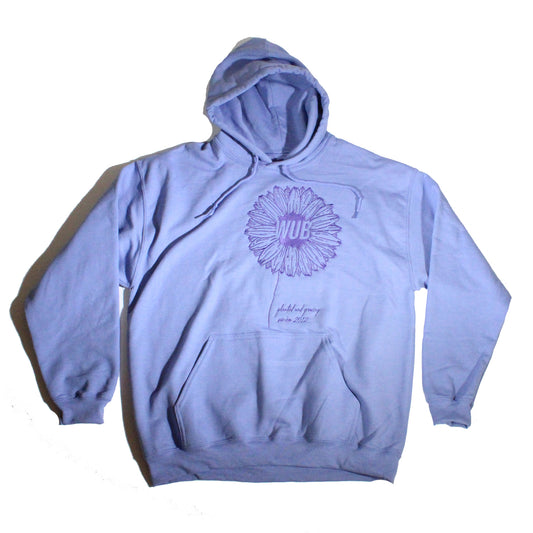 SUNFLOWERS GROW HOODIE -LAVENDER