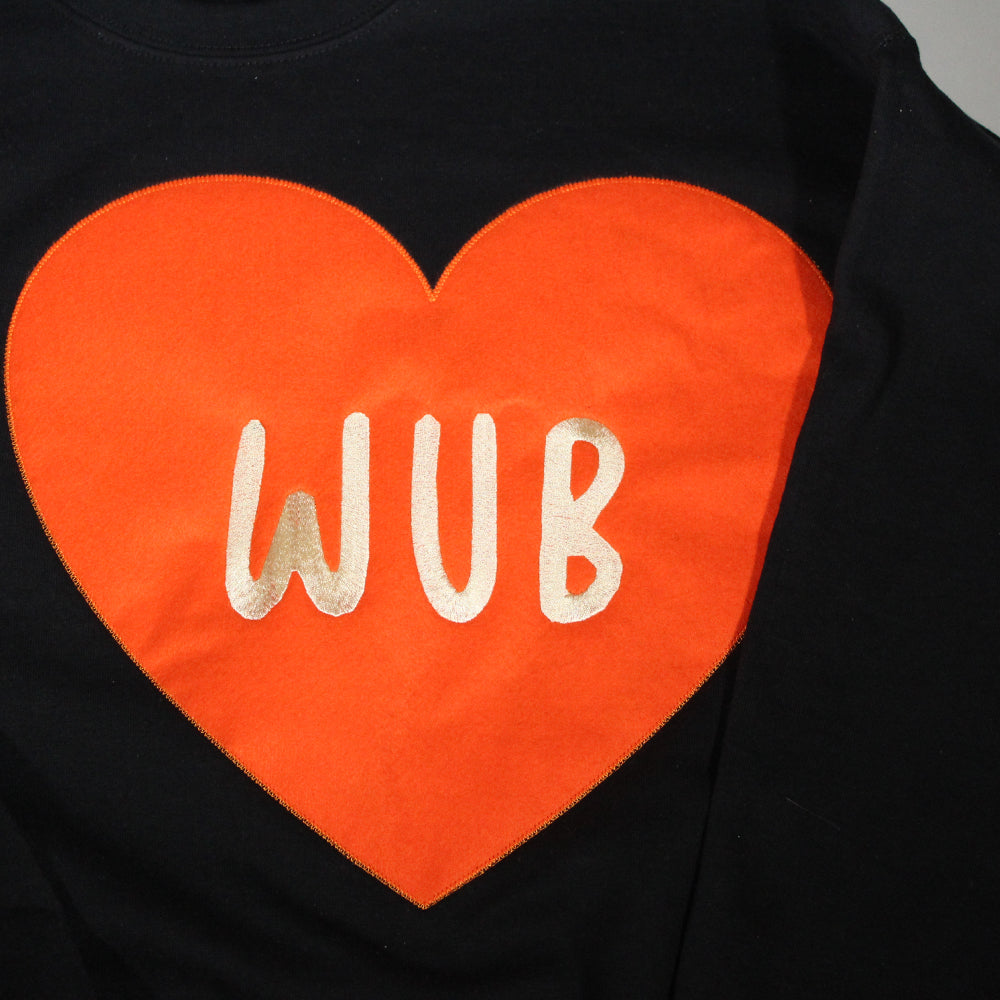 Heart Felt Crewneck - Black