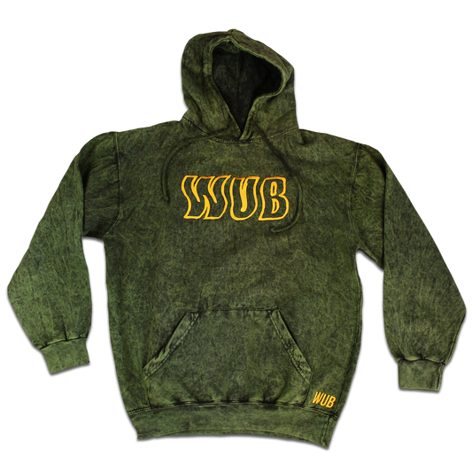 SKEWED HOODIE MOSS DYE