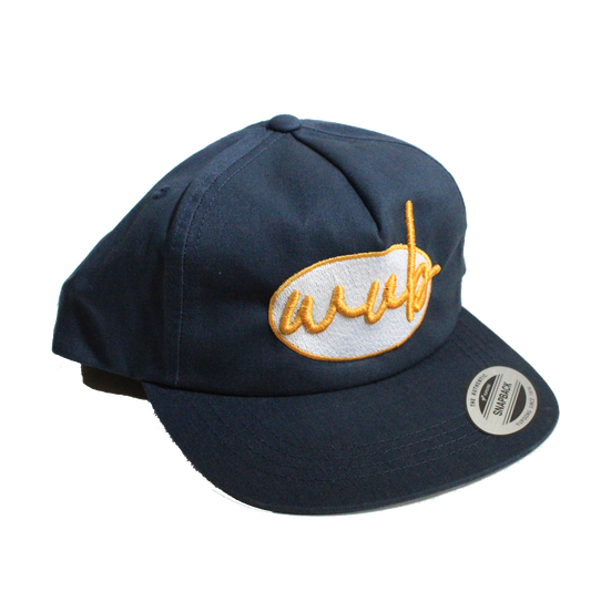 PUFFY OVAL UNSTRUCTURED SNAPBACK - NAVY