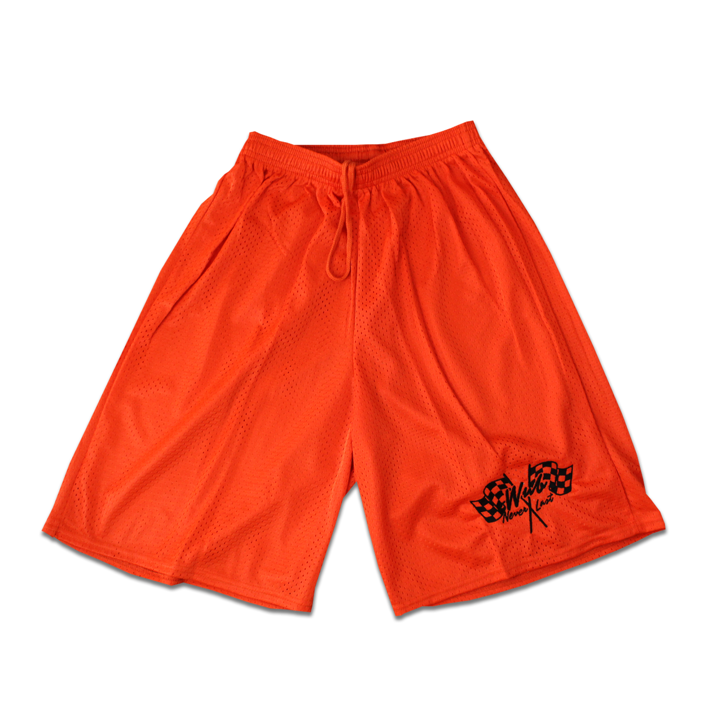 NEVER LAST BASKETBALL SHORTS - ORANGE