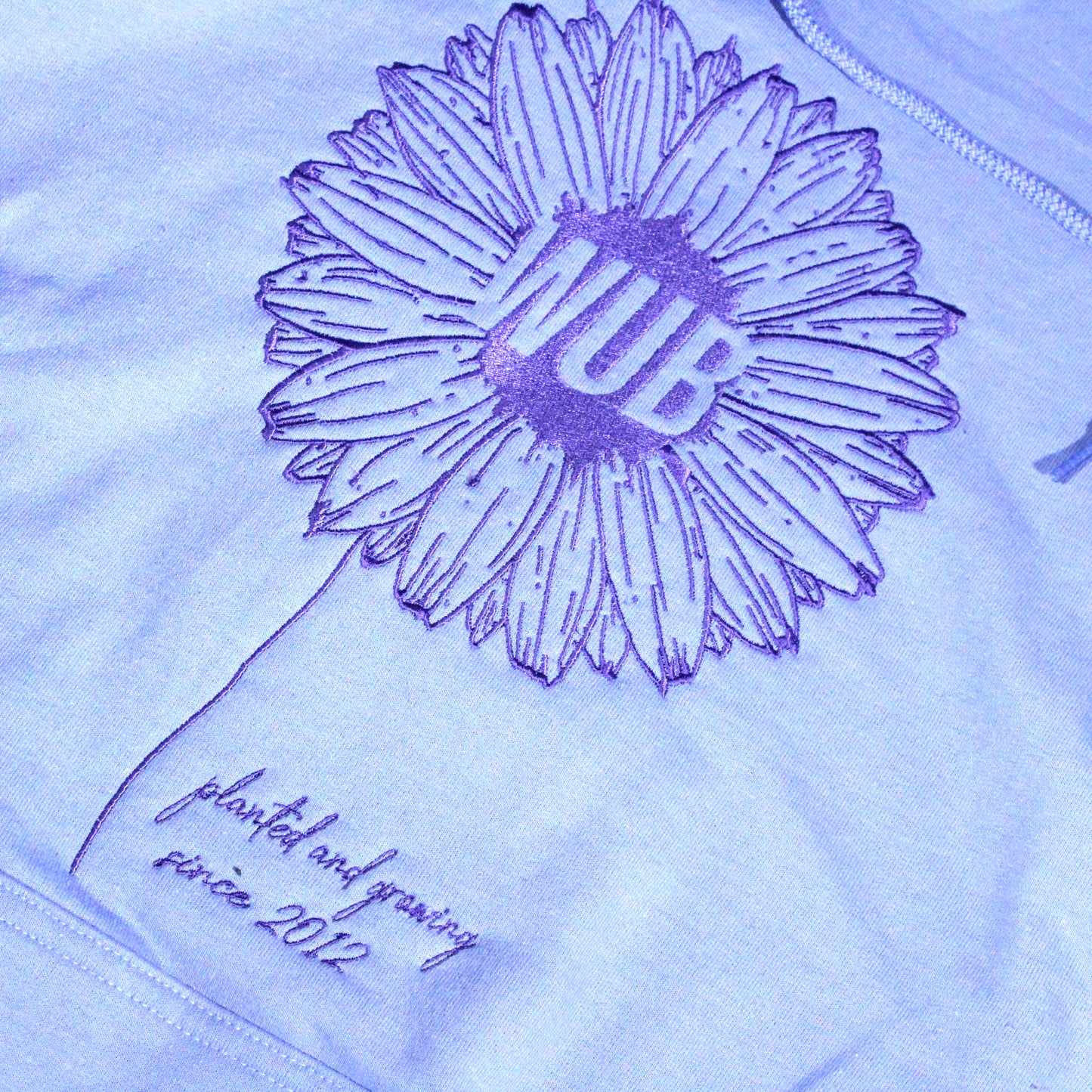SUNFLOWERS GROW HOODIE -LAVENDER