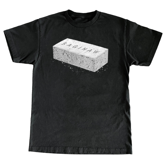 SAGINAW BRICK TEE - BLACK