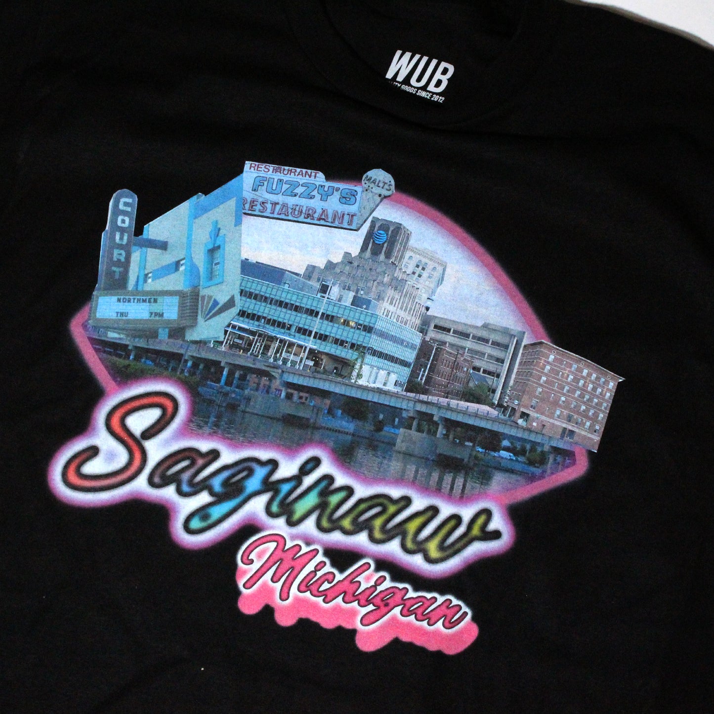 BIG TIME SAGINAW TEE - BLACK