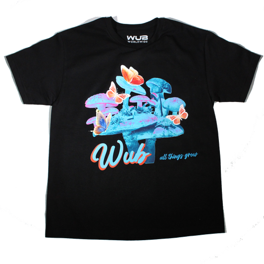 ALL THINGS GROW TEE - BLACK