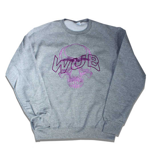 SKULL CREWNECK - GREY
