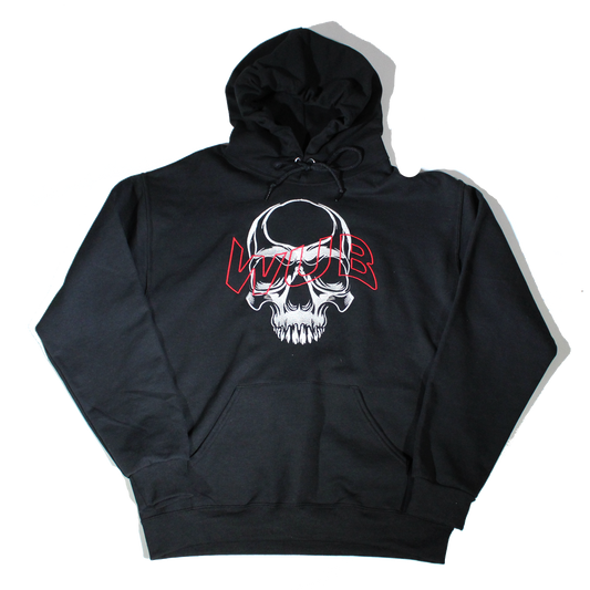 Embroidered Wub Skull Hoodie