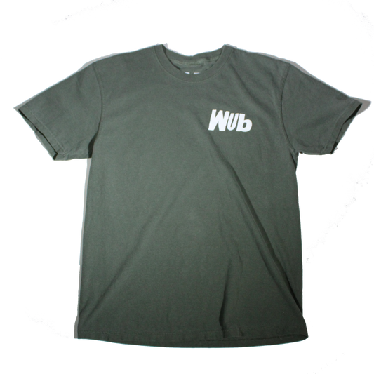 DEAD WUB TEE - MOSS GREEN