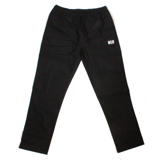 TRAINER NYLON PANTS - BLACK