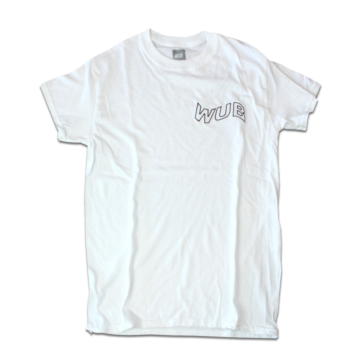 WAVE EMBROIDERED TEE - WHITE