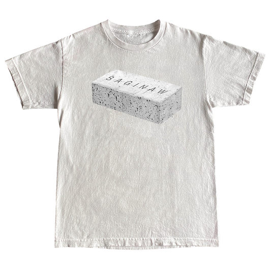 SAGINAW BRICK TEE - WHITE