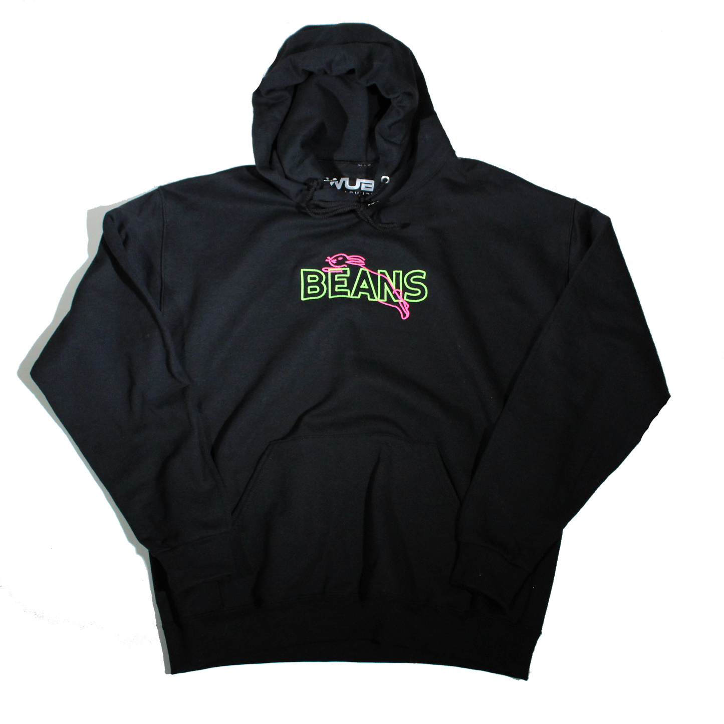NEON BEANS HOODIE - BLACK