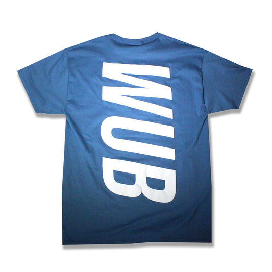 LOGO PUFF TEE - SLATE BLUE