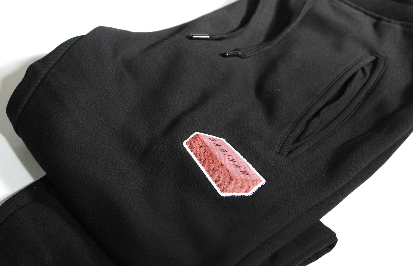 SAGINAW BRICK PREMIUM JOGGERS - BLACK