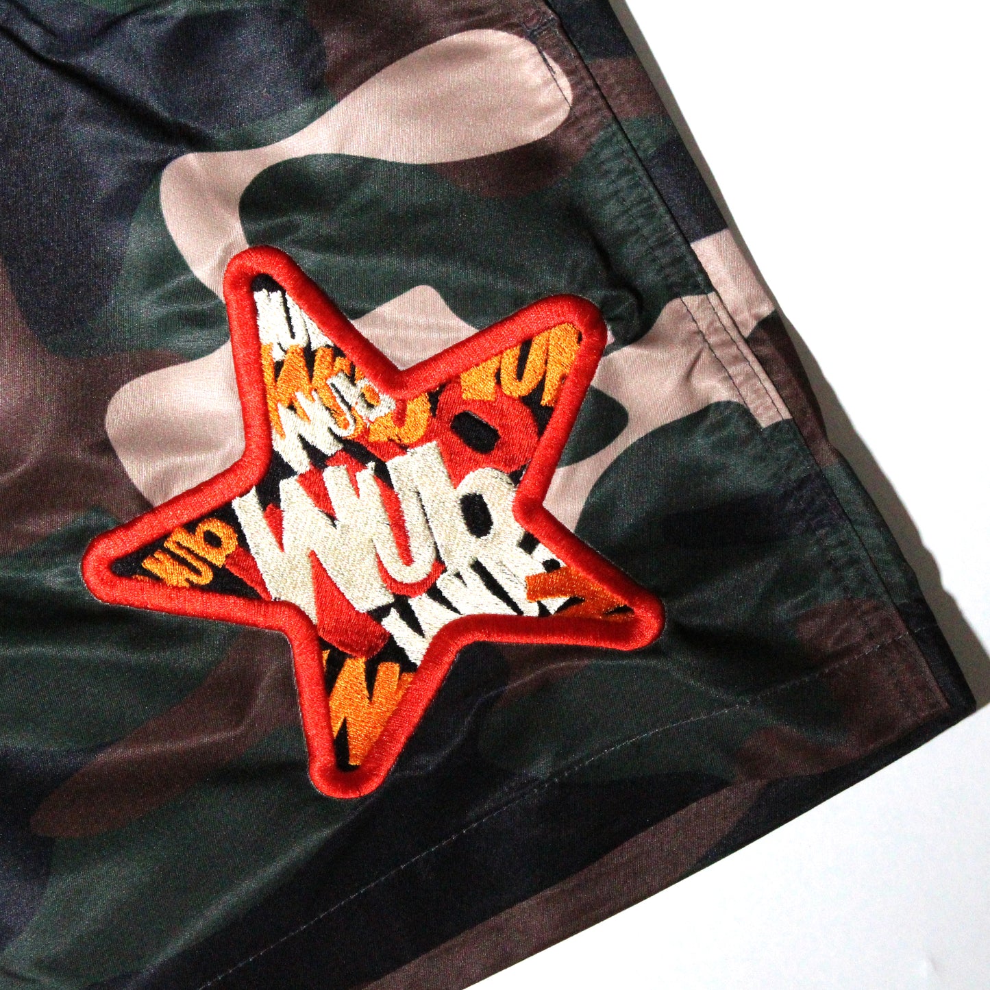 WUB STAR NYLON TREK SHORTS - CAMO