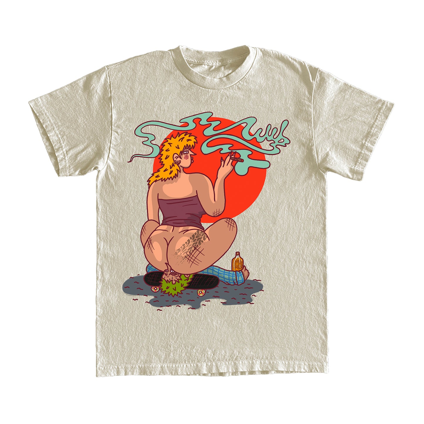 THE COMMANDMENT TEE - NATURAL CREAM