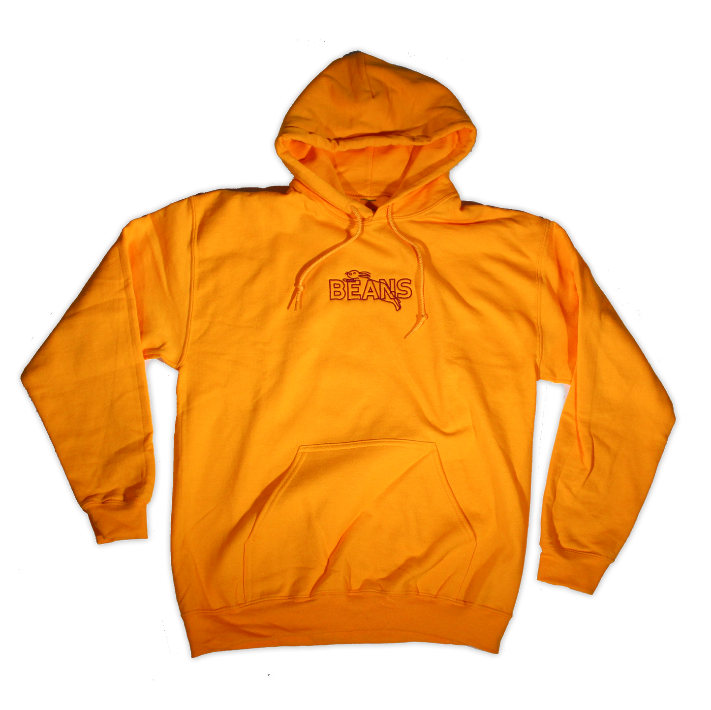 BEANS HOODIE - GOLD / MAROON