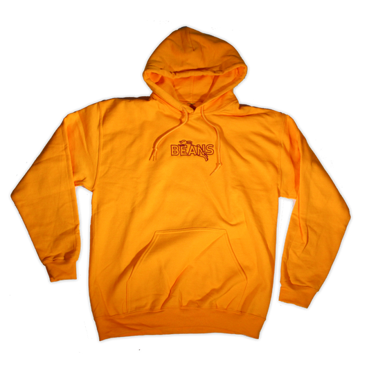 BEANS HOODIE - GOLD / MAROON