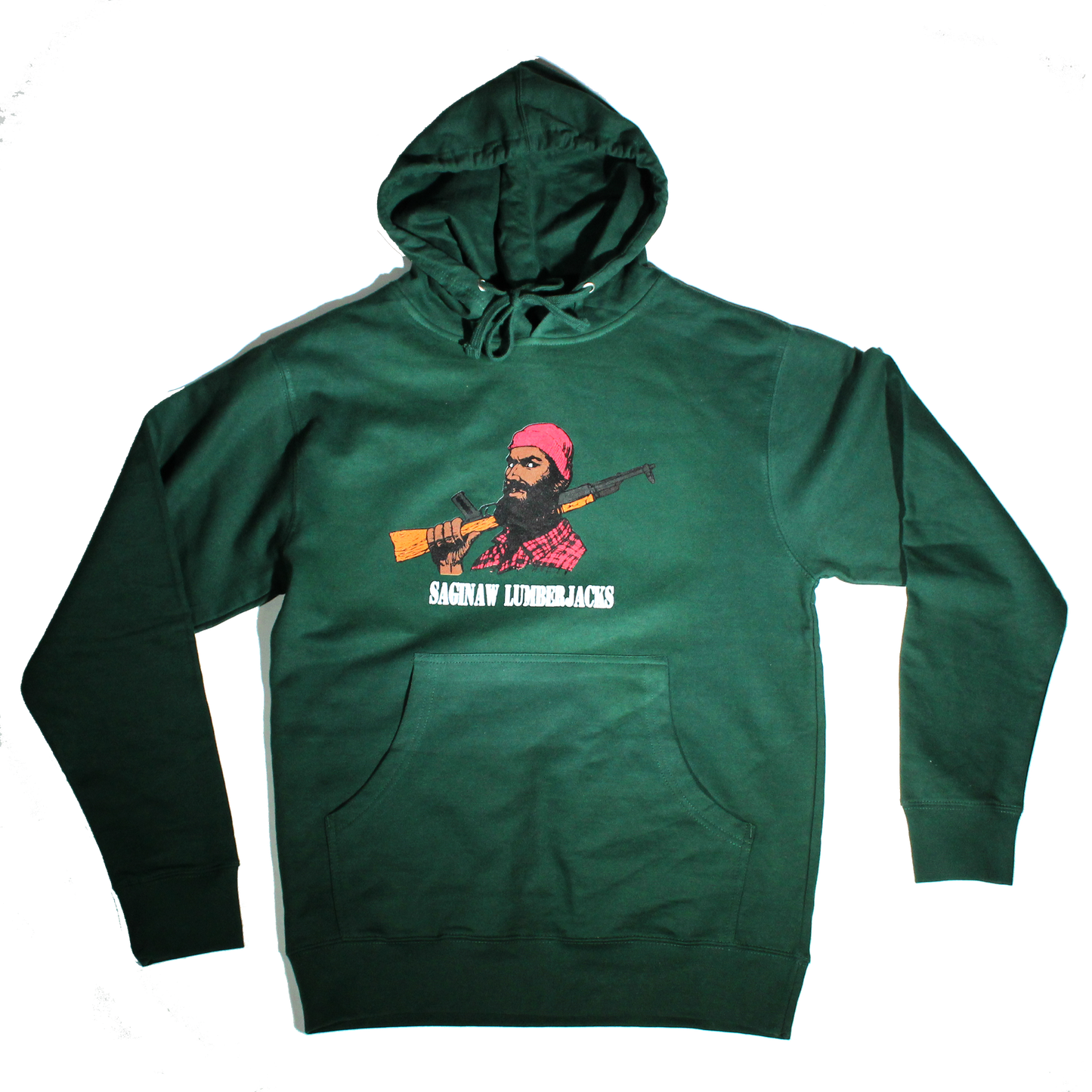 SAGINAW LUMBERJACK HOODIE - FORREST GREEN