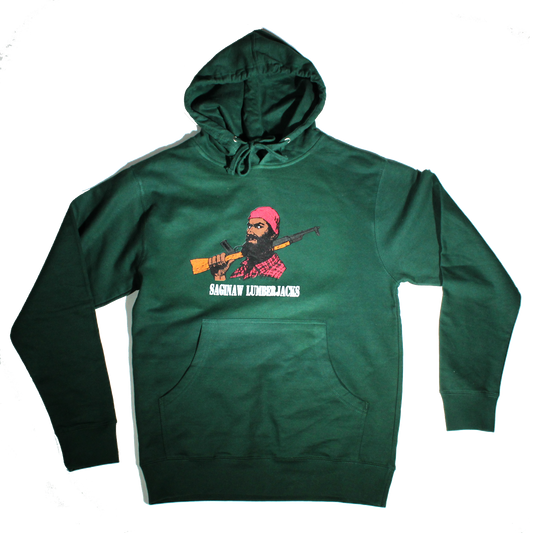 SAGINAW LUMBERJACK HOODIE - FORREST GREEN