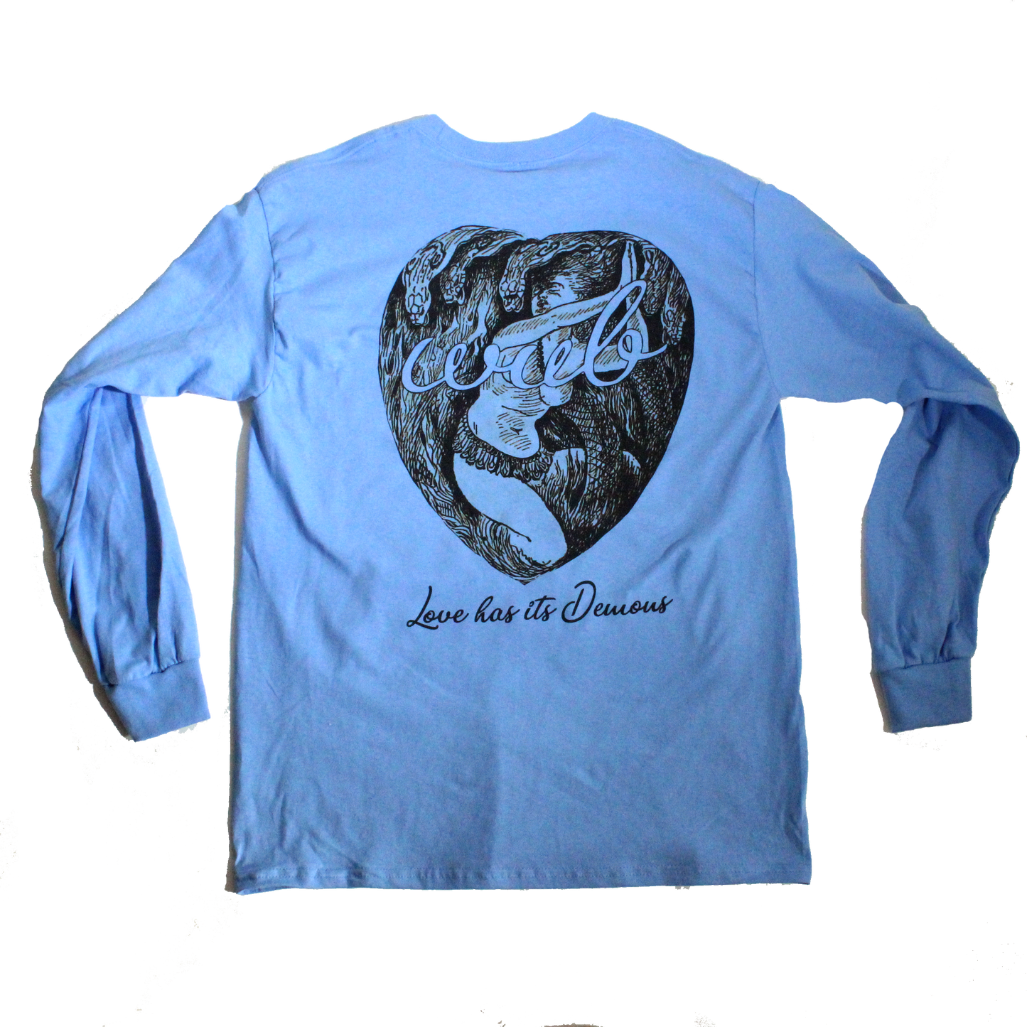 LOVE HAS ITS DEMONS LONGSLEEVE - BLUE