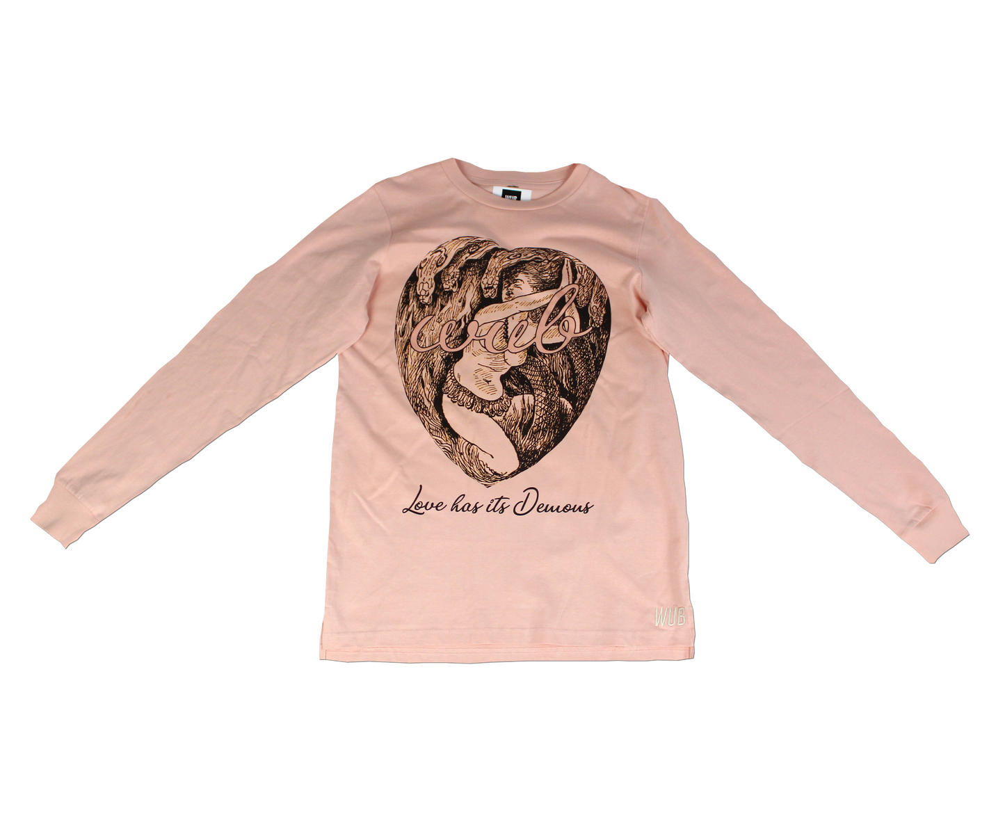 LOVE HAS ITS DEMONS LONGSLEEVE - PINK