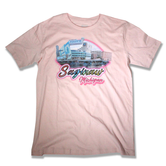 BIG TIME SAGINAW TEE - SOFT PINK