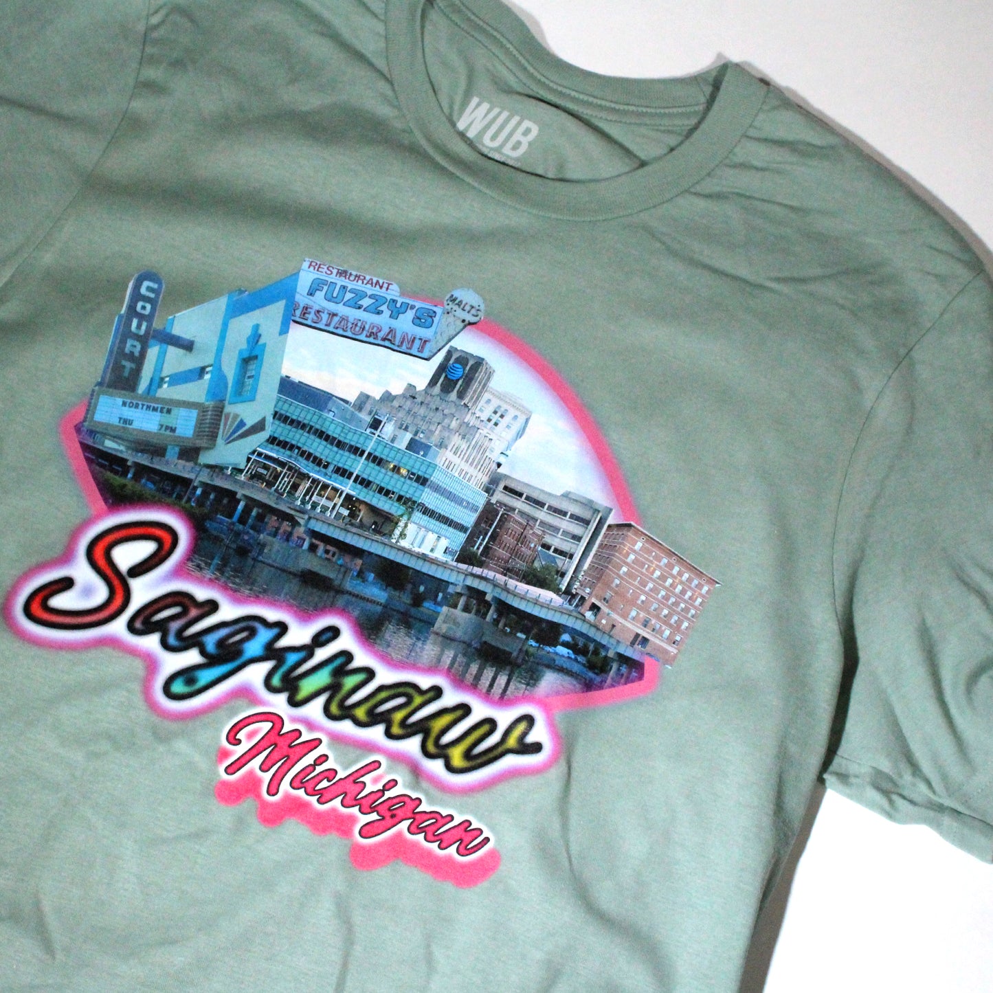 BIG TIME SAGINAW TEE - SAGE