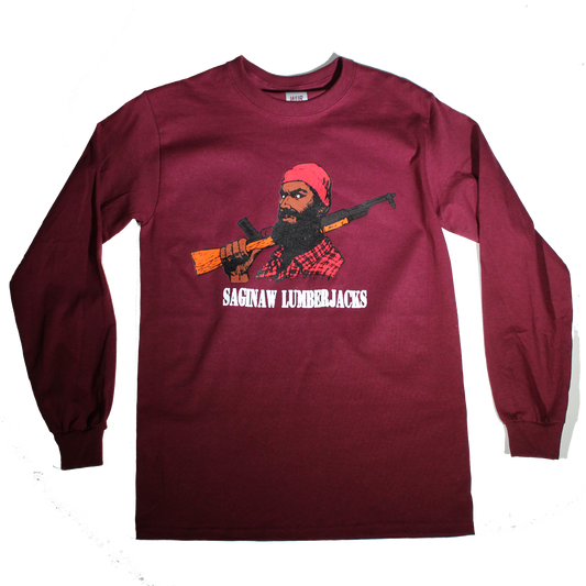 SAGINAW LUMBERJACK LONGSLEEVE - MAROON