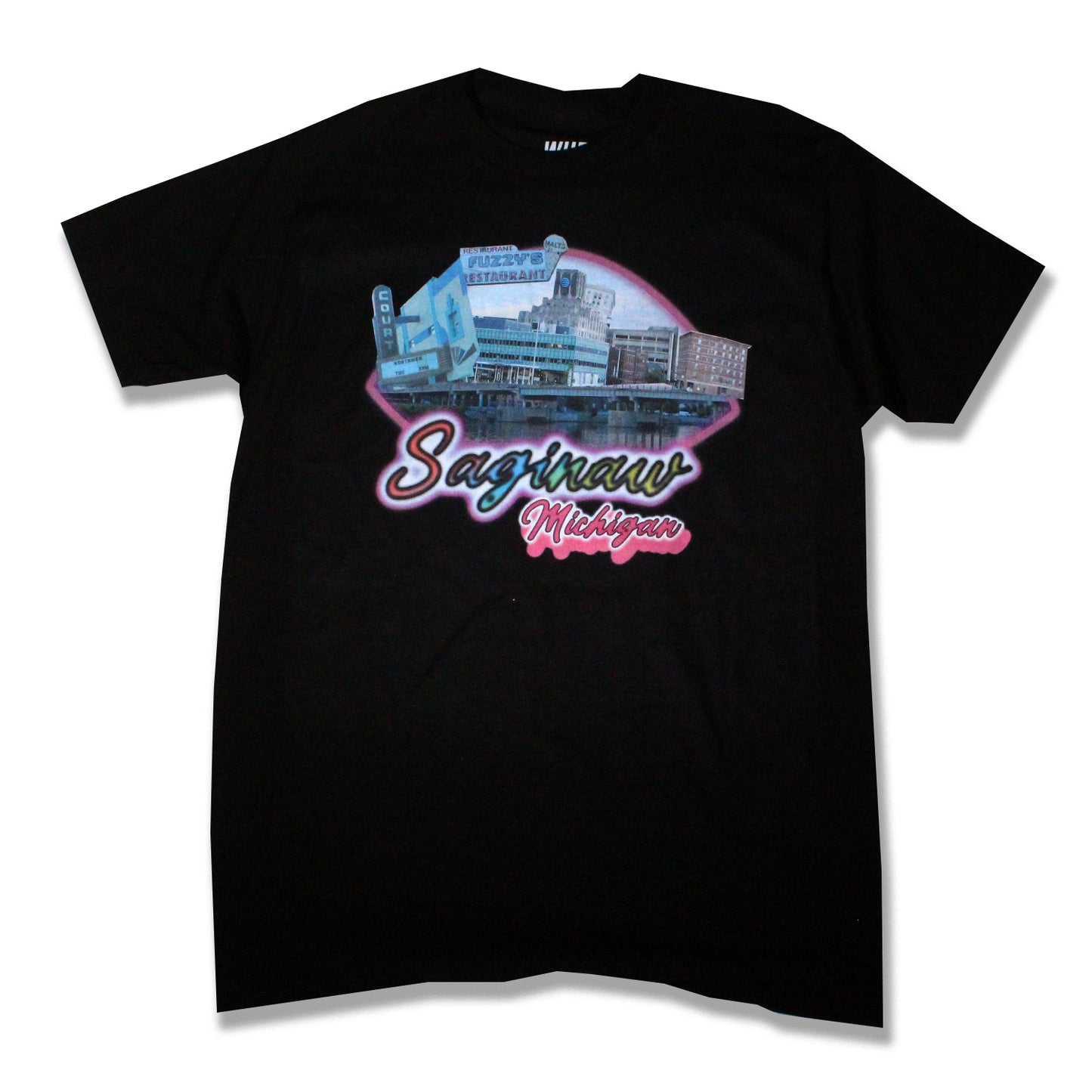 BIG TIME SAGINAW TEE - BLACK