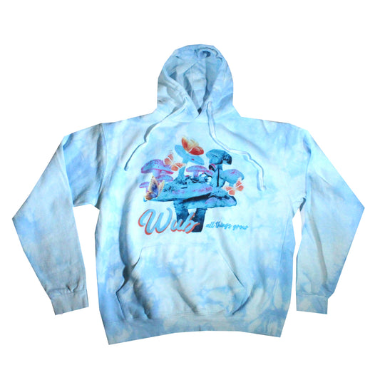 ALL THINGS GROW HOODIE - CLOUD DYE