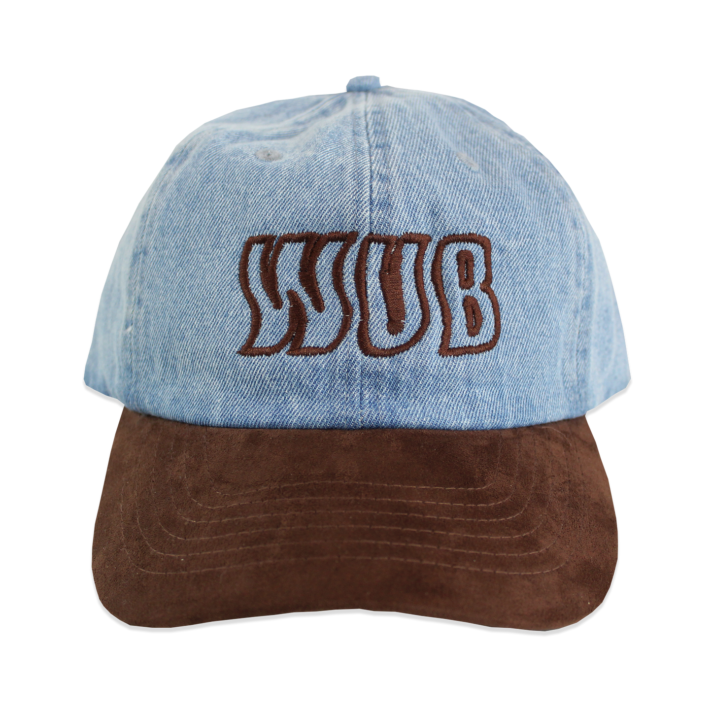 SKEWED CAP - DENIM / SUEDE