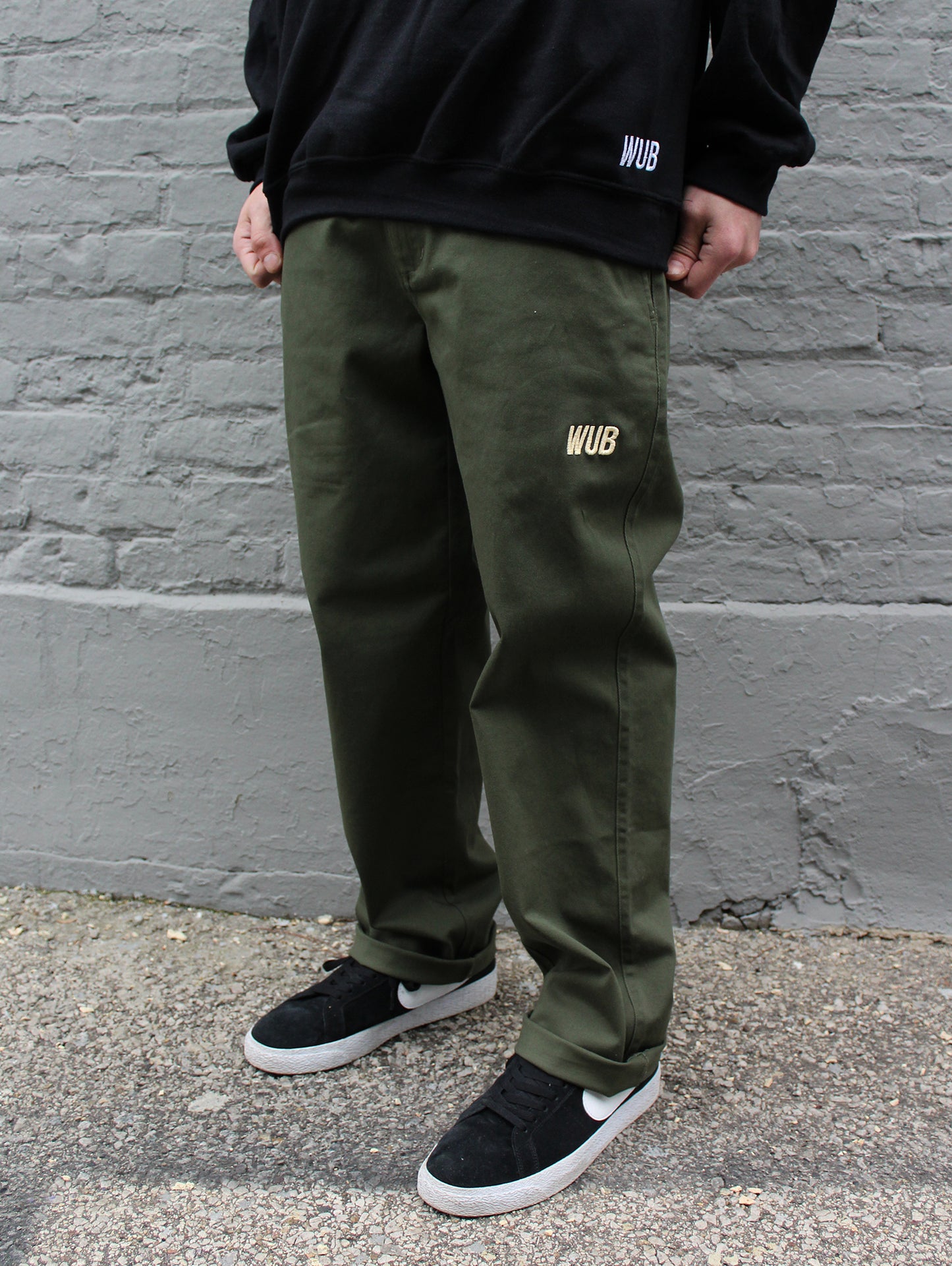 STOCK CHINO PANTS - OLIVE