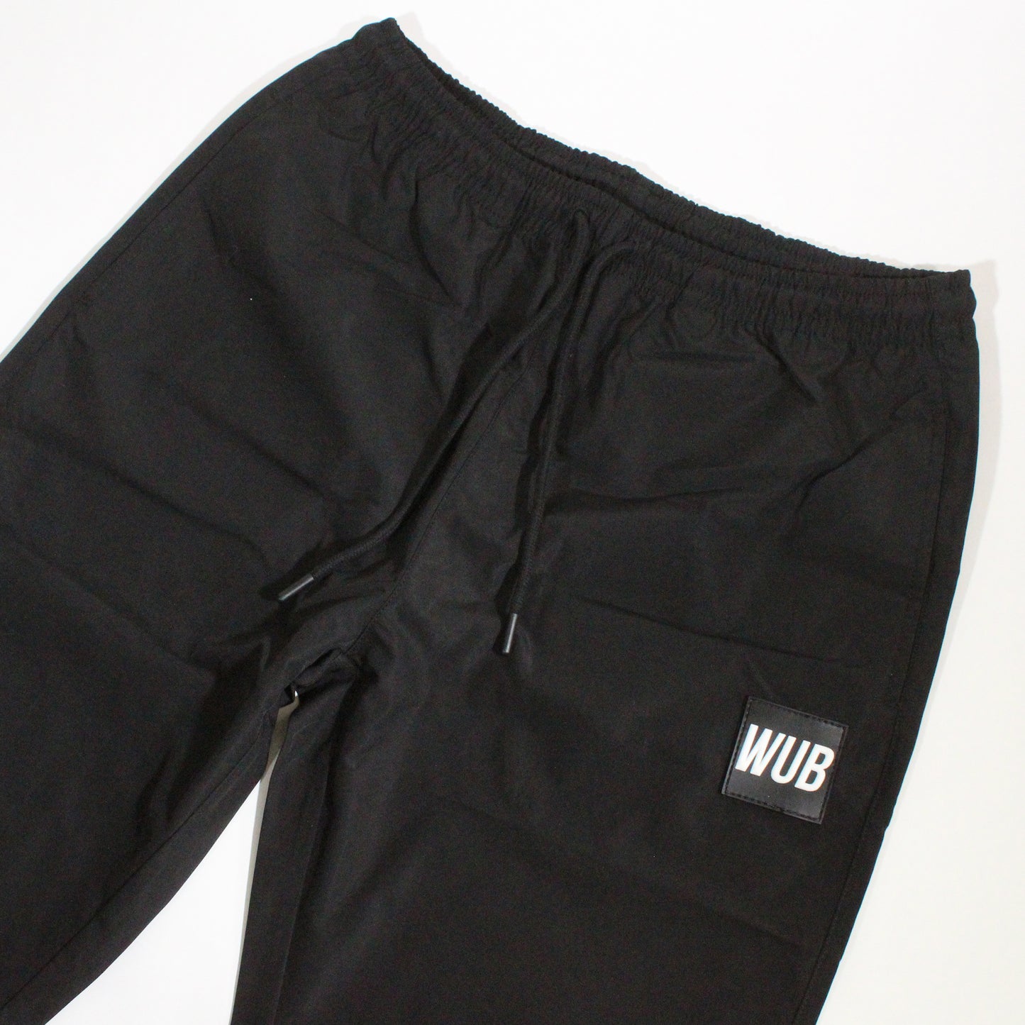 TRAINER NYLON PANTS - BLACK