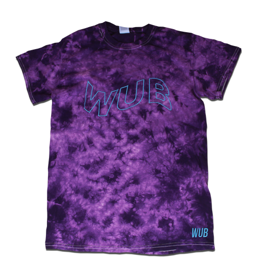 WAVE DYE TEE - PURPLE