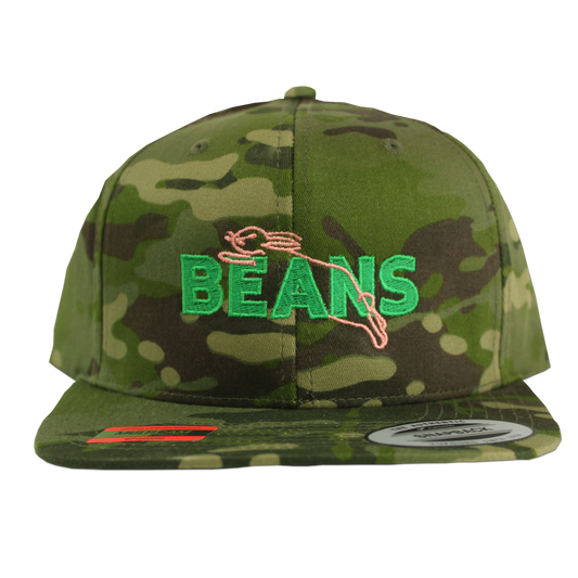Beans Snapback - Multi Camo Woodland