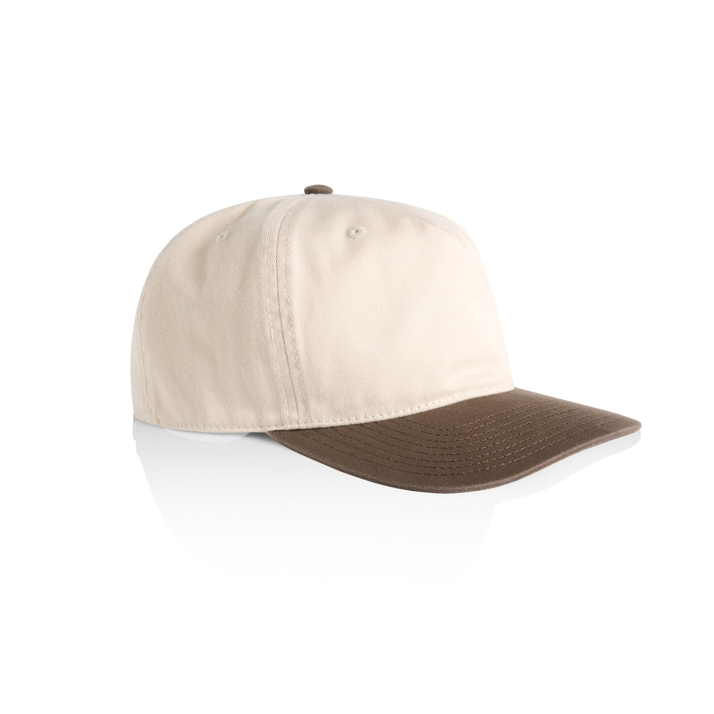 Class 2-Tone Snapback - Natural/ Walnut (With Custom Logo)