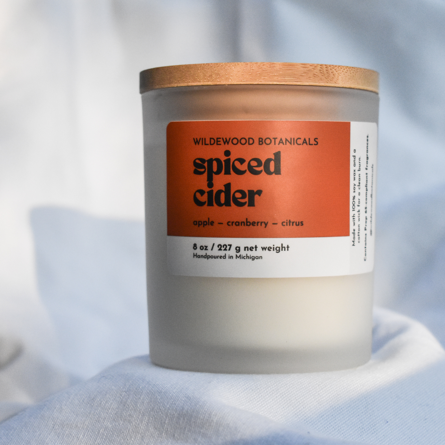 Wildewood Botanicals - Spiced Cider Soy Candle