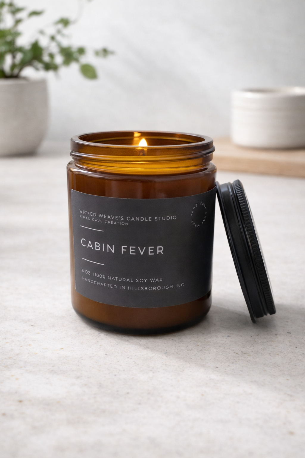 Wicked Weave’s Candle Studio - Cabin Fever Soy Wax Candle (4 Size Options)