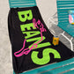 **PRE ORDER ** BEANS MICROFIBER BEACH TOWEL (FREE TOTE BAG INCLUDED)