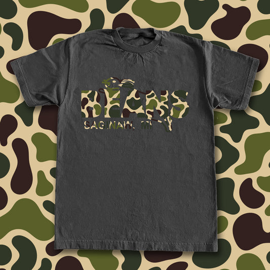 DUCK CAMO BEANS T-SHIRT - SMOKE GREY