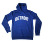 Detroit Felt Hoodie - True Blue