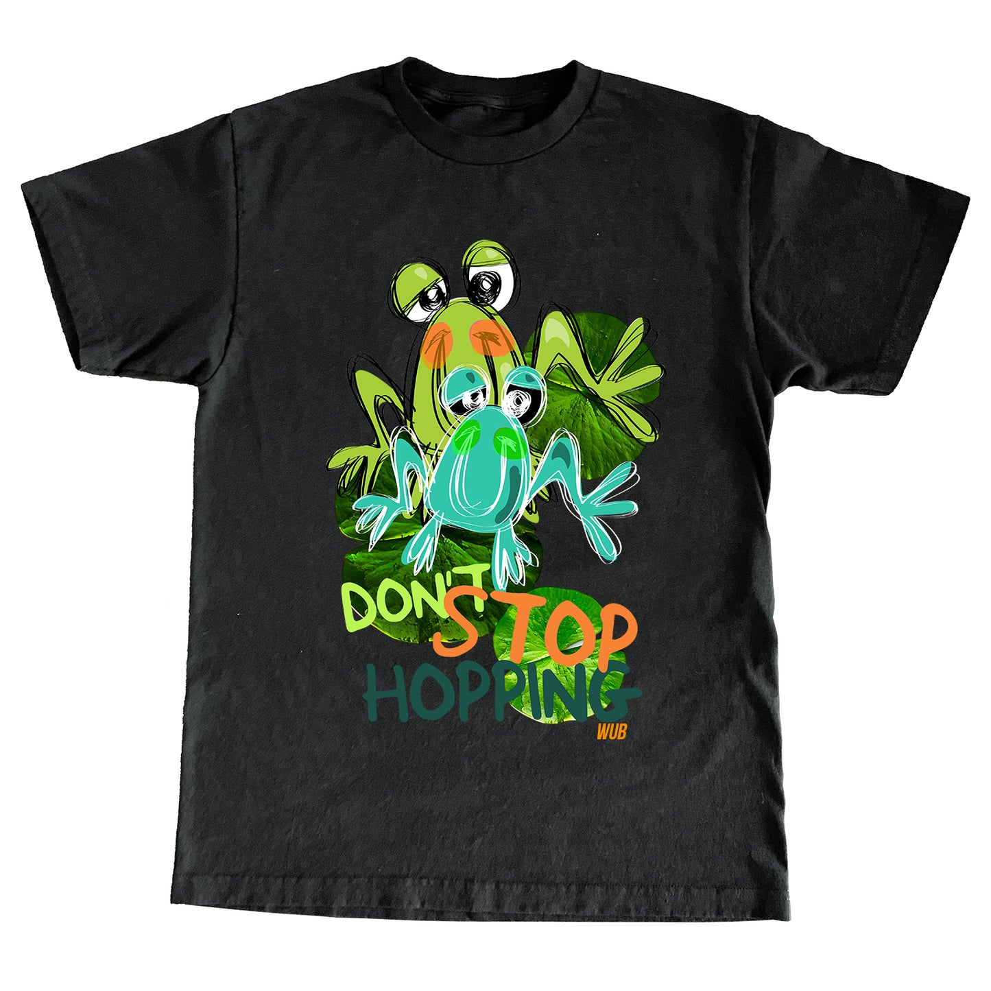 DONT STOP HOPPIN TEE - BLACK
