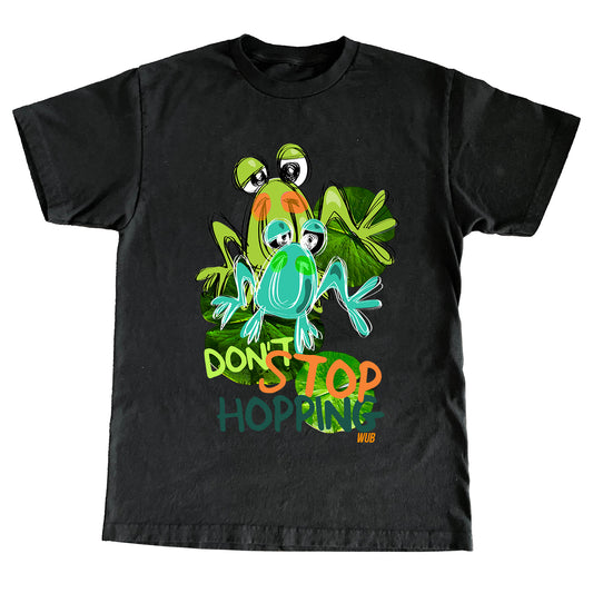DONT STOP HOPPIN TEE - BLACK
