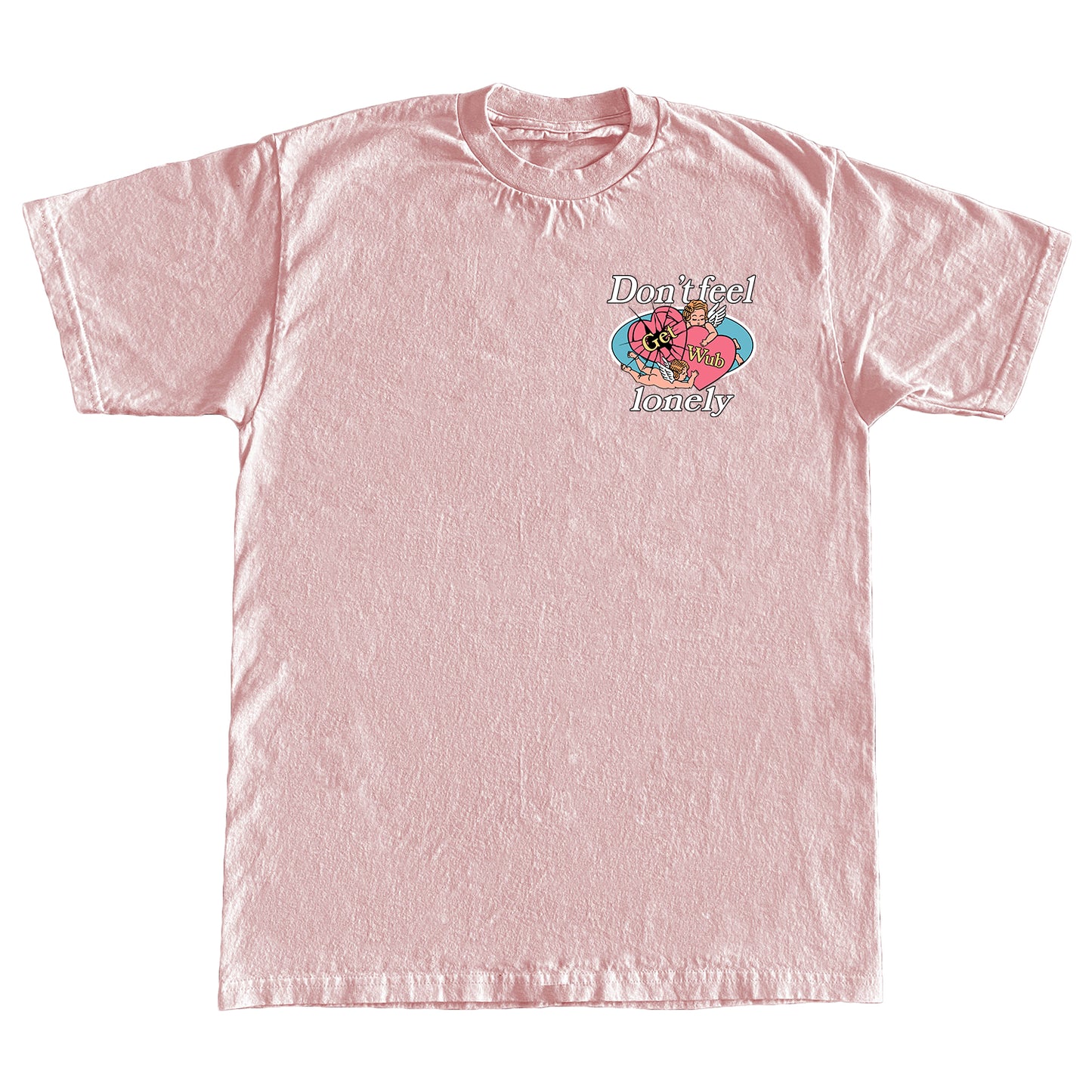 Don't Feel Lonely Shirt (Left Chest) - Pink
