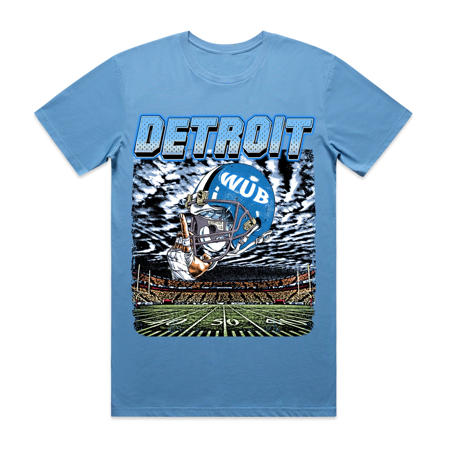 Detroit Wub T-Shirt - Blue