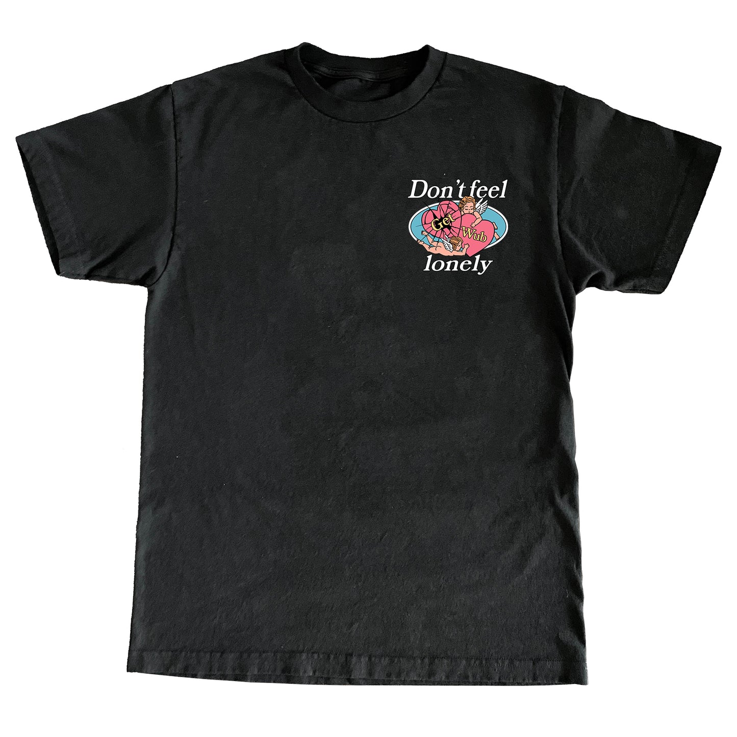 Don't Feel Lonely Shirt (Left Chest) - Black