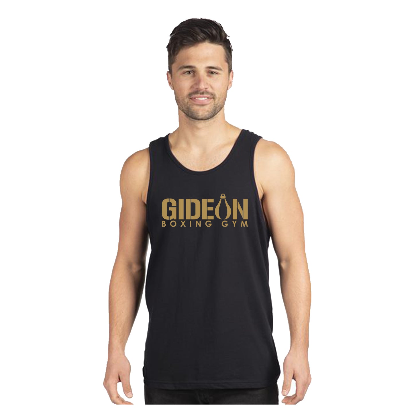 Gideon Boxing Logo Muscle Tank - Black