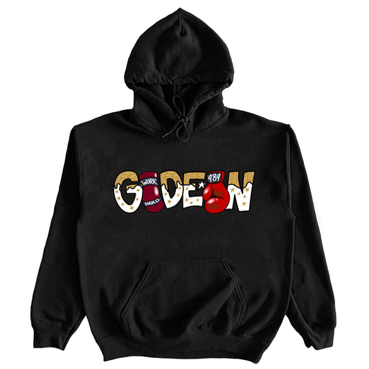 Gideon Boxing Glove Logo Hoodie - Black