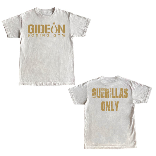 Gideon Boxing Guerillas Only T-Shirt - White